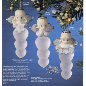   Moments Angel Icicle Ornament set of three   1999 