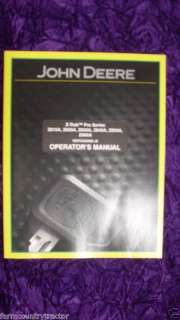 John Deere Z Trak Pro Series Operators Manual  