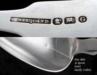 Marquand American Coin Silver Spoon South Carolina  