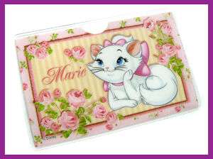 Disney Marie Pink Glitter Plastic Card holder SD SIM  
