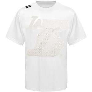    Los Angeles Lakers White Illusionz T shirt: Sports & Outdoors