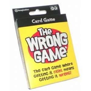  The Wrong Game Card Game by Imagination Toys & Games