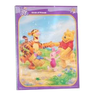  Mega Brands Winnie the Pooh Inlaid Jigsaw Puzzles Toys 