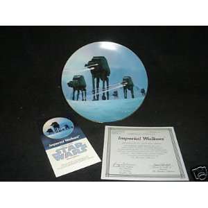  Star Wars Imperial Walkers Collectible Plate Everything 
