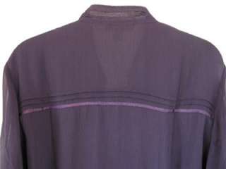 Coldwater Creek Satin Seam Detailed Georgette Blouse   COLORS!  