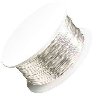   Silver 1.25mm 16 Gauge Half Round Jewelry making Findings Wire  
