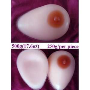   Breast Form cross dresser Mastectomy cosplay A  B minus cup 500gram