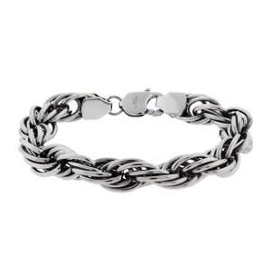  Mens Intertwined Oval Chain Link Bracelet: Eves 