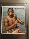 Jack Johnson T218 1910 tobacco cigarette boxing card Mecca boxer