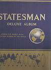   Deluxe Stamp Album H E Harris Hardcover Post with over 1,000 stamps
