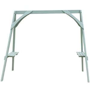  White Cottage Classic   A Frame for Swings with Tables 