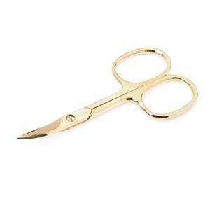  Malteser Gold Plated Nail & Cuticle Scissors. Made in 