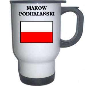  Poland   MAKOW PODHALANSKI White Stainless Steel Mug 
