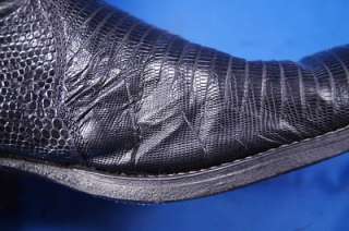 Nocona Lizard Black 9.5 B Mens Western Boots  