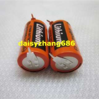 2X New SANYO Lithium Battery CR17335 3V W/tabs  