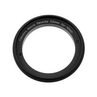 Fotodiox 52mm Filter Thread Lens, Macro Reverse Ring Camera Mount 