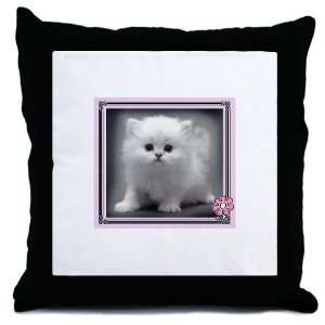  Cat Jewelry Plus Kitty Pets Throw Pillow by  