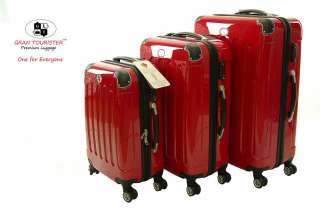   Pc TSA Hardside Rolling Spinner Trolley Suitcase Luggage Set  