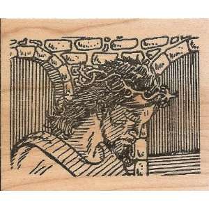 Jesus Crown of Thorns Wood Mounted Rubber Stamp (CF767 