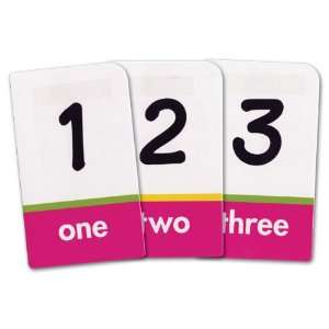  Brailled Low Vision Pocket Flash Cards Numbers: Health 