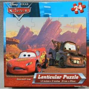  Disney Pixar Cars Lenticular Jigsaw Puzzle 24 Pieces 