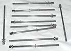 115 mm / 4.5 Chrome Drum Tension Rods Lot of 10 NEW Toms Bass Build 