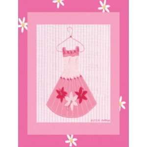  Little Pink Dress I 9x12, Beveled