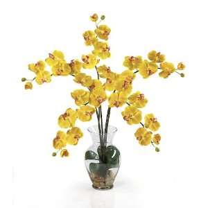 Phalaenopsis Liquid Illusion Silk Flower Arrangement
