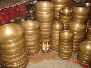 Wholesale lot of Tibetan Singing Bowls 15kgs  