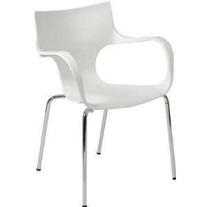  LETTIE SIDE CHAIR; WHITE PP