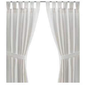  Ikea Lenda Off White Set of Curtains