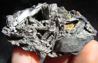 Silver THICK crystals DYSCRASITE   Czech, Pribram    rare   old 