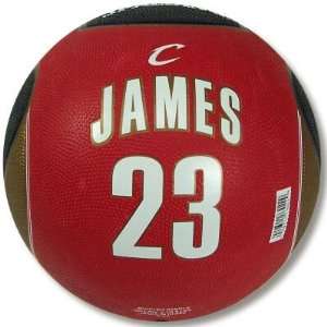   LEBRON JAMES OFFICIAL RUBBER JERSEY BASKETBALL: Sports & Outdoors