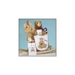  Personalized Maple Rocking Horse & Layette Baby
