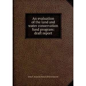   program draft report John F. Kennedy School of Government Books