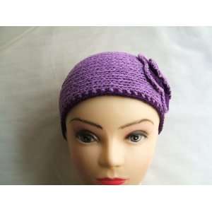  Light Purple Edge Crochet Headband Beauty