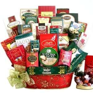 Party Gourmet Snack Food Christmas Holiday Gift Basket:  