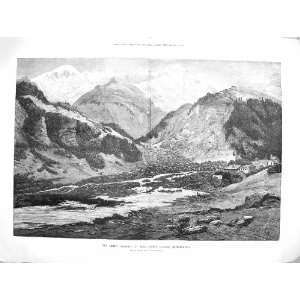 1881 Great Landslip Elm Canton Glarus Switzerland