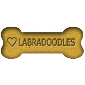  Inch Car Magnet Biscuit Bones, Love Labradoodles: Pet Supplies