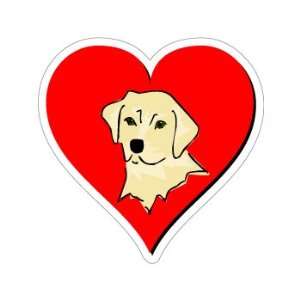  Labrador Retriever Love   Window Bumper Sticker 