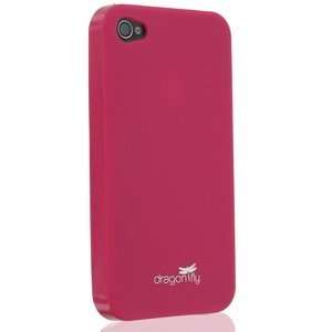  Dragonfly Kream Cover for iPhone 4, Hot Pink Cell Phones 