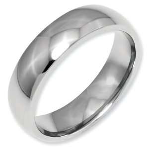  Titanium 6mm Polished Band ring Jewelry