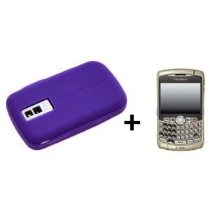 Purple Silicone Soft Skin Case Cover for Blackberry Bold 9000 ***COMBO 