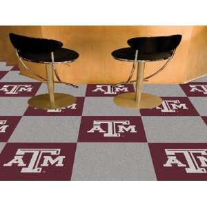  Pack of 20 NCAA 18Texas A&M Aggies Carpet Floor Tiles 