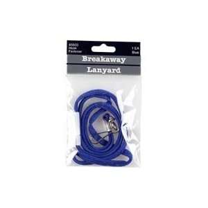  Safety Lanyard  Breakaway with Hook  Blue 24/pk #65503 