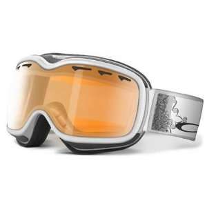 Oakley Stockholm Snowboard Goggles Pearl White/Persimmon Lens Womens 