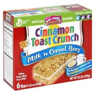 General Mills Cinnamon Toast Crunch Cereal Bar (Pack of 12)
