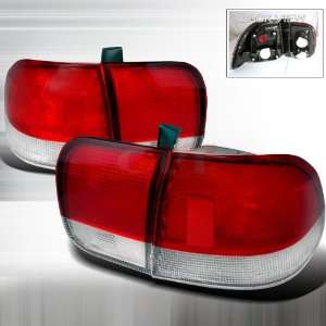   Civic 4Dr Tail Lights Euro Performance Conversion Kit: Automotive