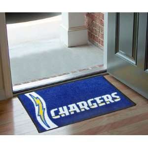 20x30 San Diego Chargers Starter Rug 20x30:  Sports 