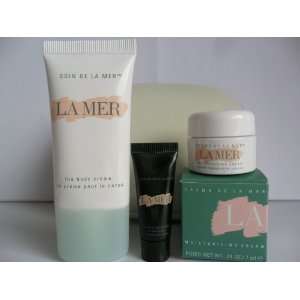La Mer Skincare Set: Body Creme 1 oz, Moisturizing Cream .24 oz, The 